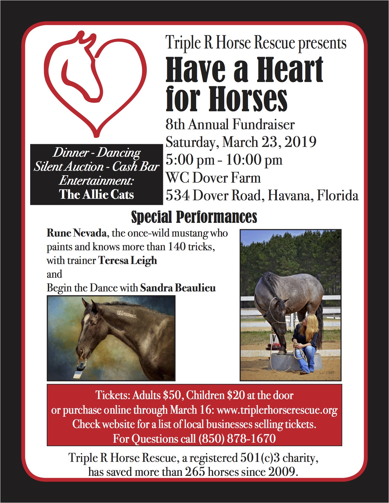 Triple R Horse Rescue: Have a Heart for Horses Fundraiser